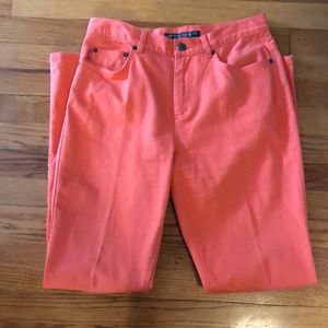 Lauren Jeans Co. Ralph Lauren orange jeans